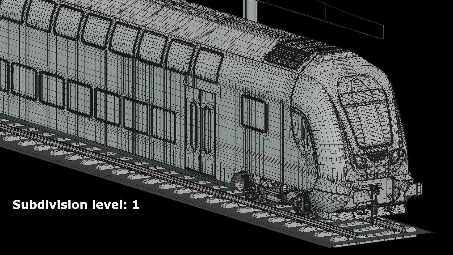 Bombardier Twindexx train 3D model_8