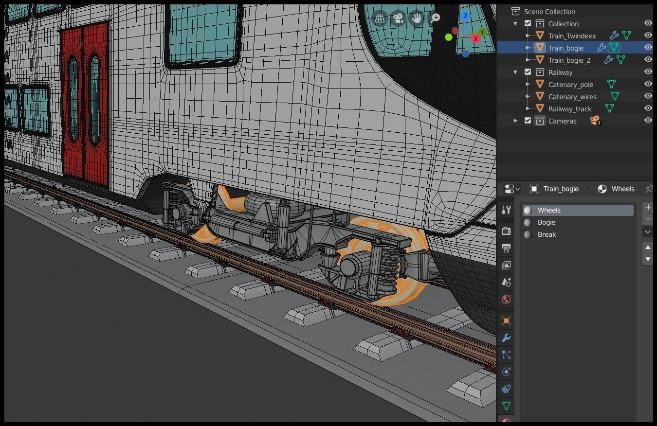 Bombardier Twindexx train 3D model_16