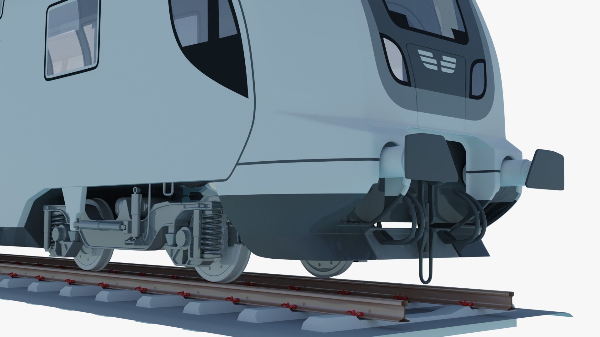 Bombardier Twindexx train 3D model_2