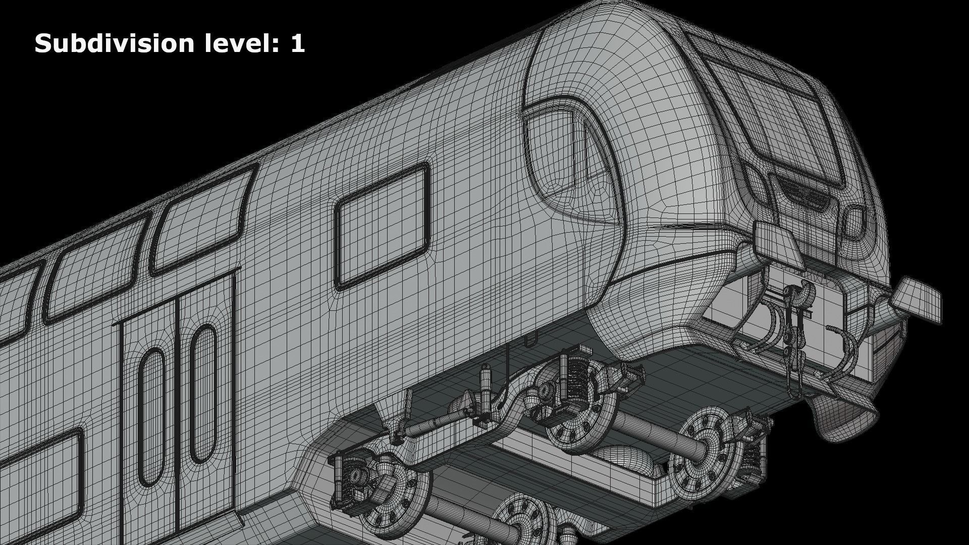 Bombardier Twindexx train 3D model_12