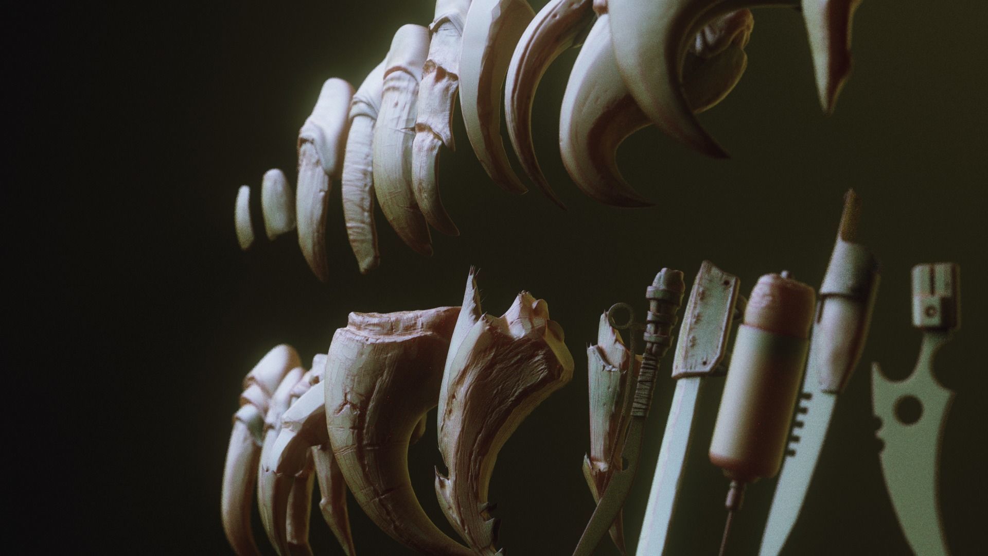 NAILS - 24 Character and Creature Nails 3D model_2