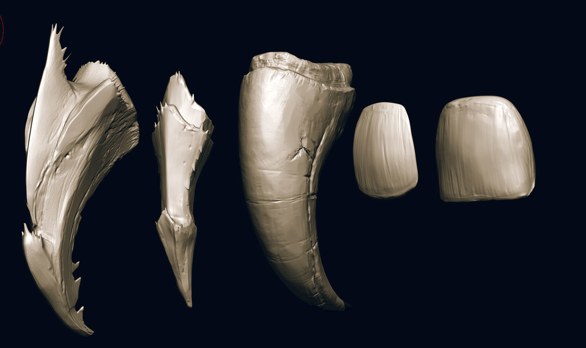 NAILS - 24 Character and Creature Nails 3D model_11