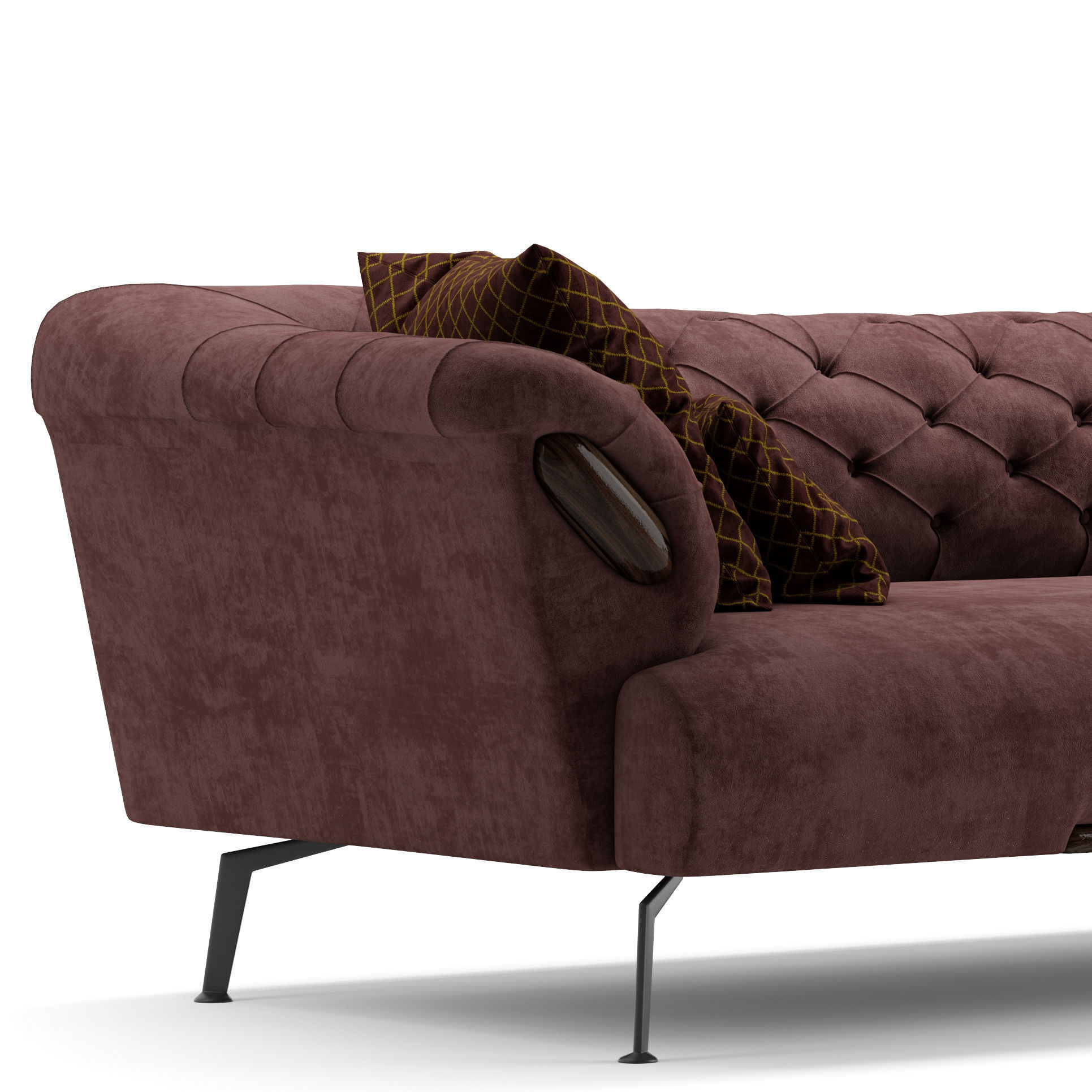 Lester classic sofa 3D model_3