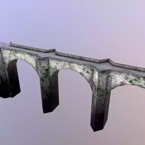 Kirkfieldbank Old Bridge Low-poly 3D model