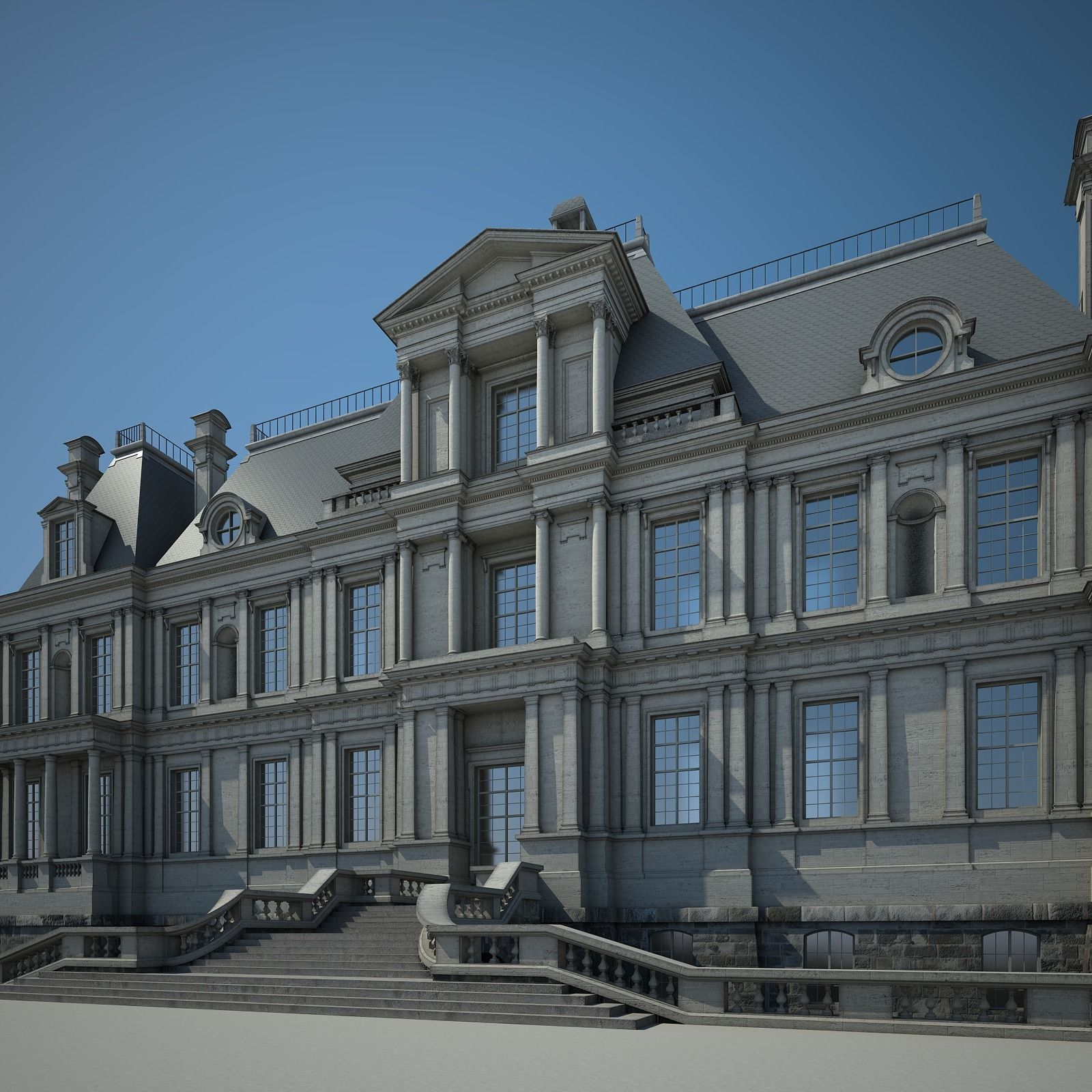 Old Chateau I 3D model_15