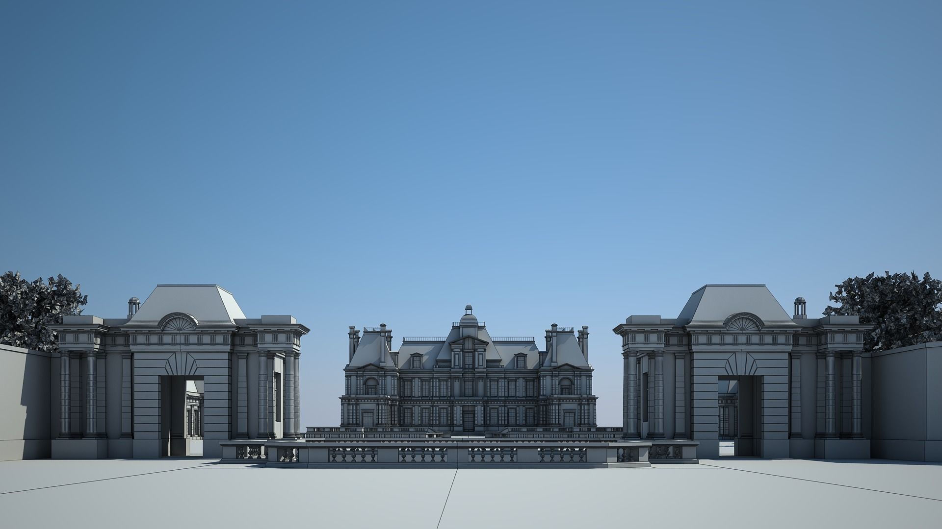 Old Chateau I 3D model_21