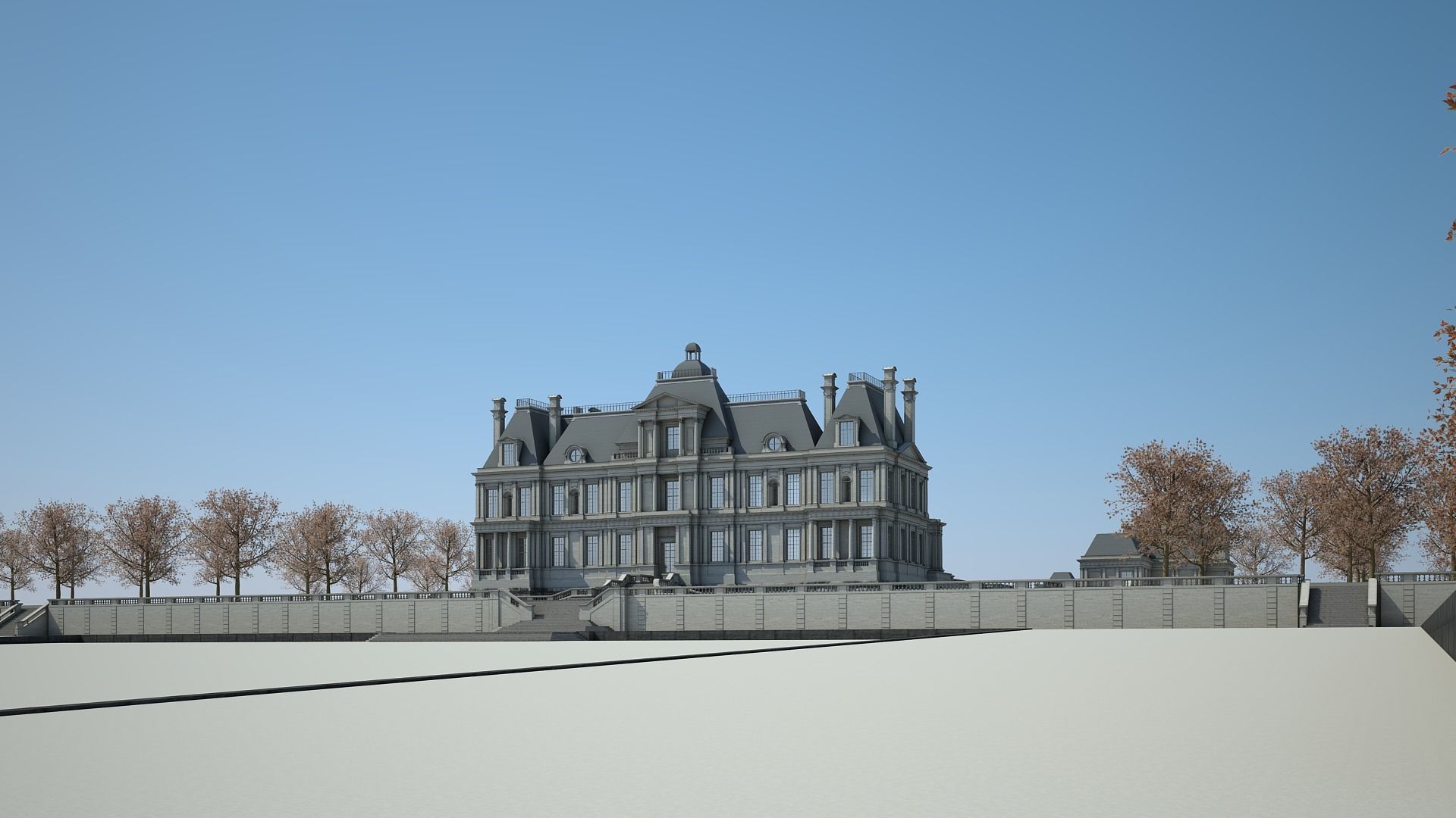 Old Chateau I 3D model_16