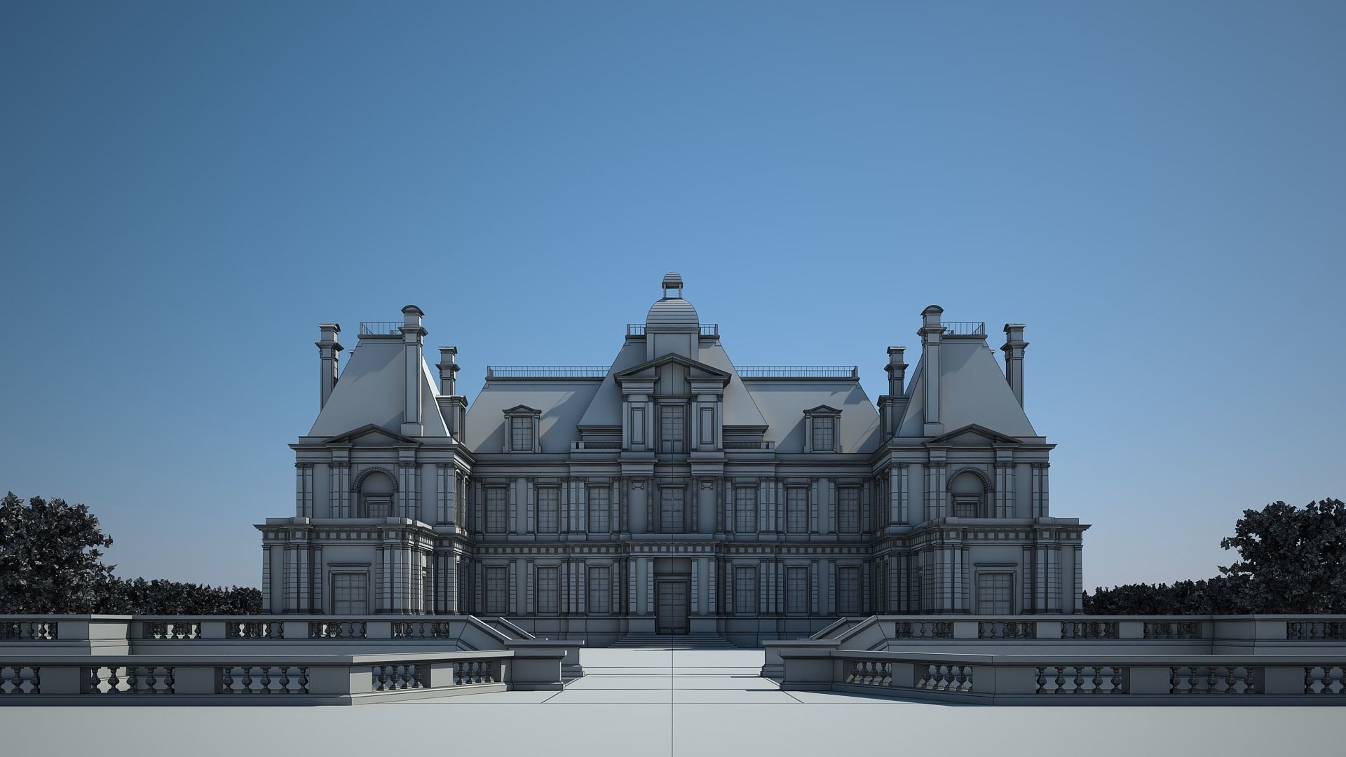 Old Chateau I 3D model_27