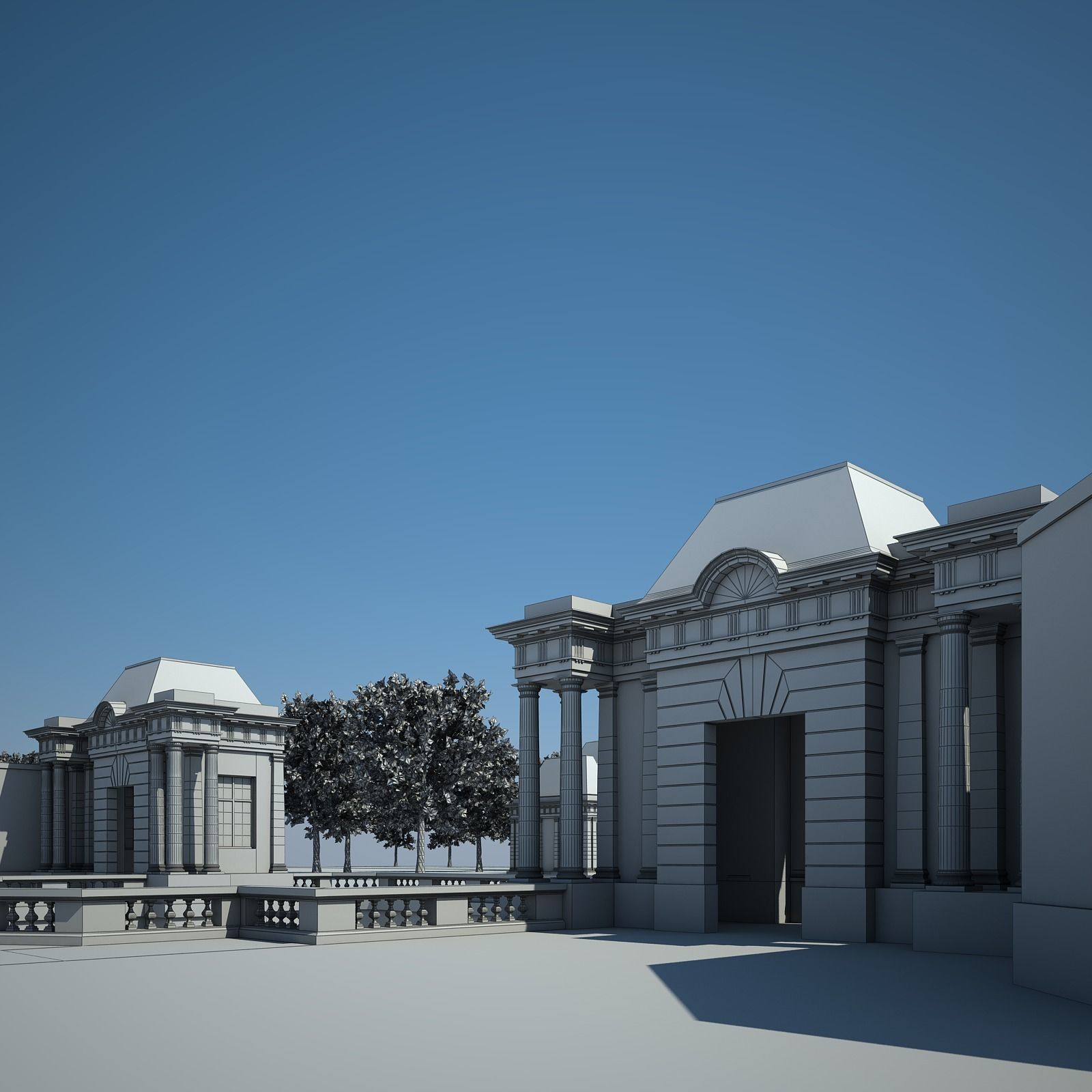 Old Chateau I 3D model_23