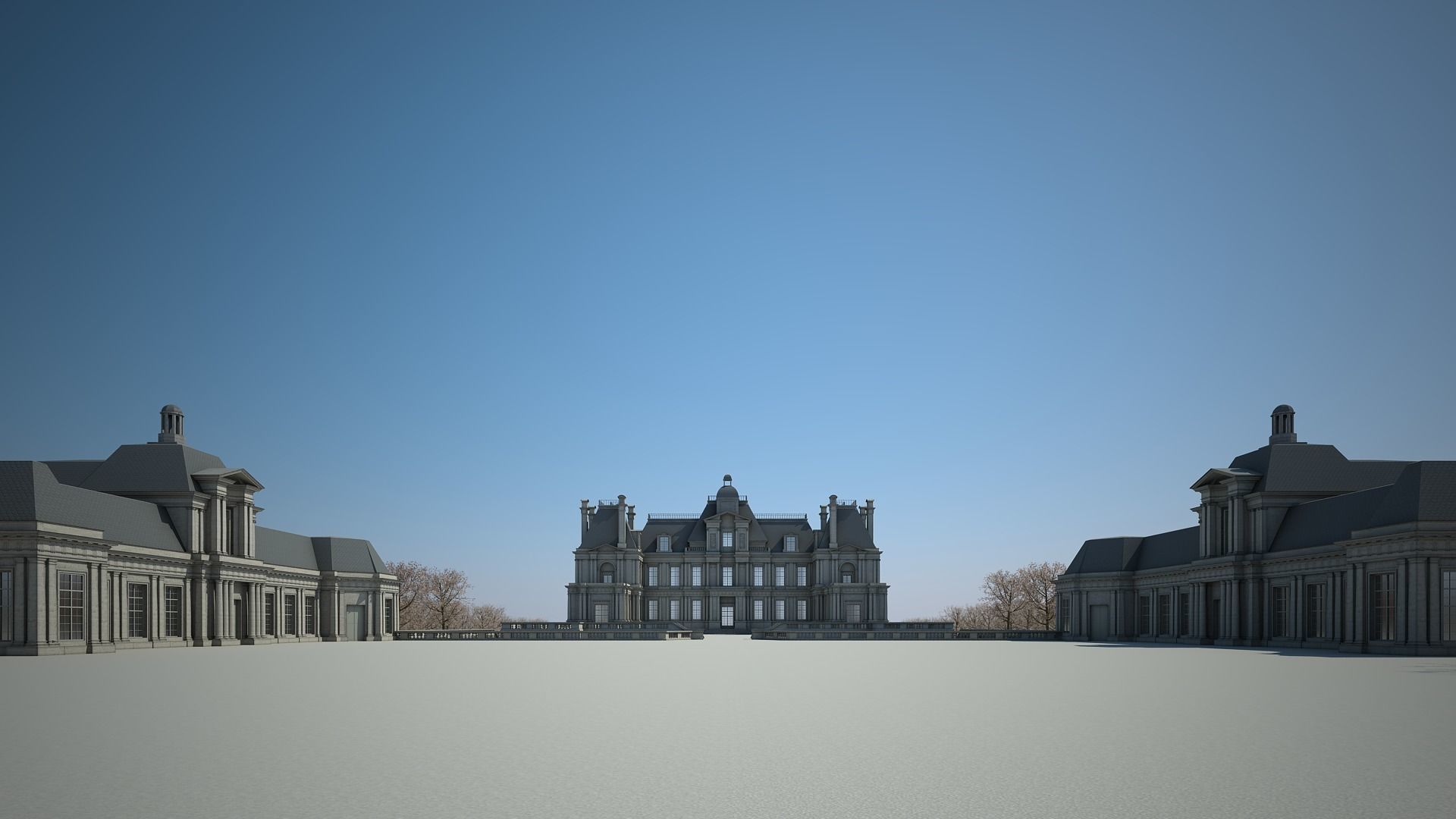 Old Chateau I 3D model_6