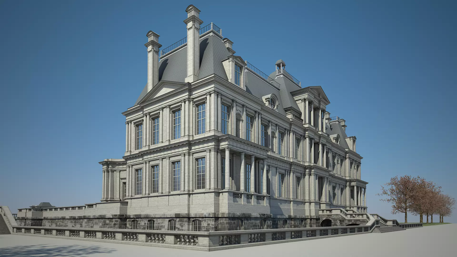 Old Chateau I 3D model_0