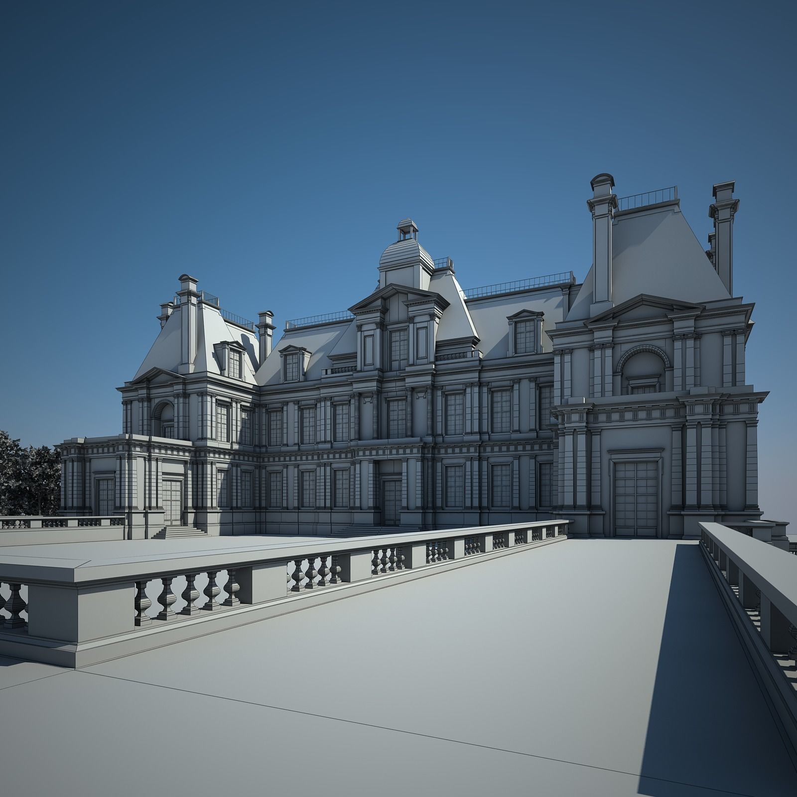 Old Chateau I 3D model_18