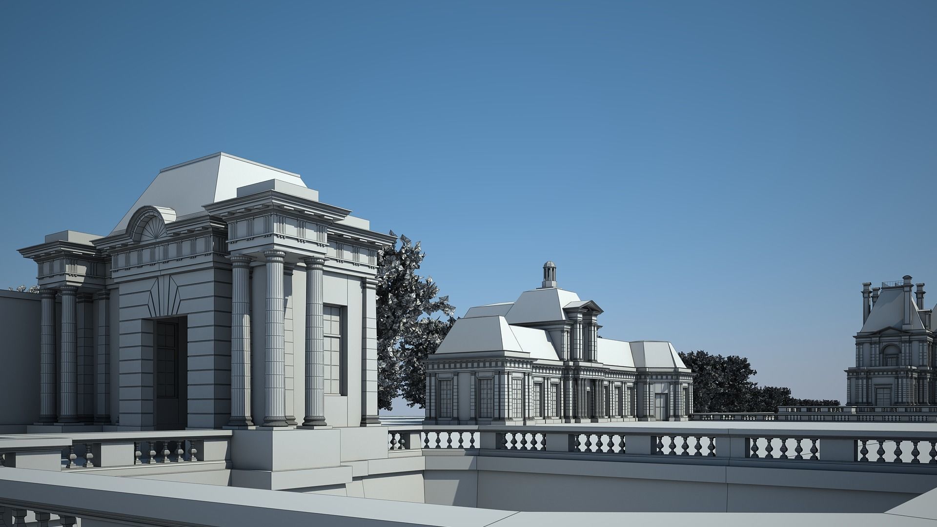 Old Chateau I 3D model_22