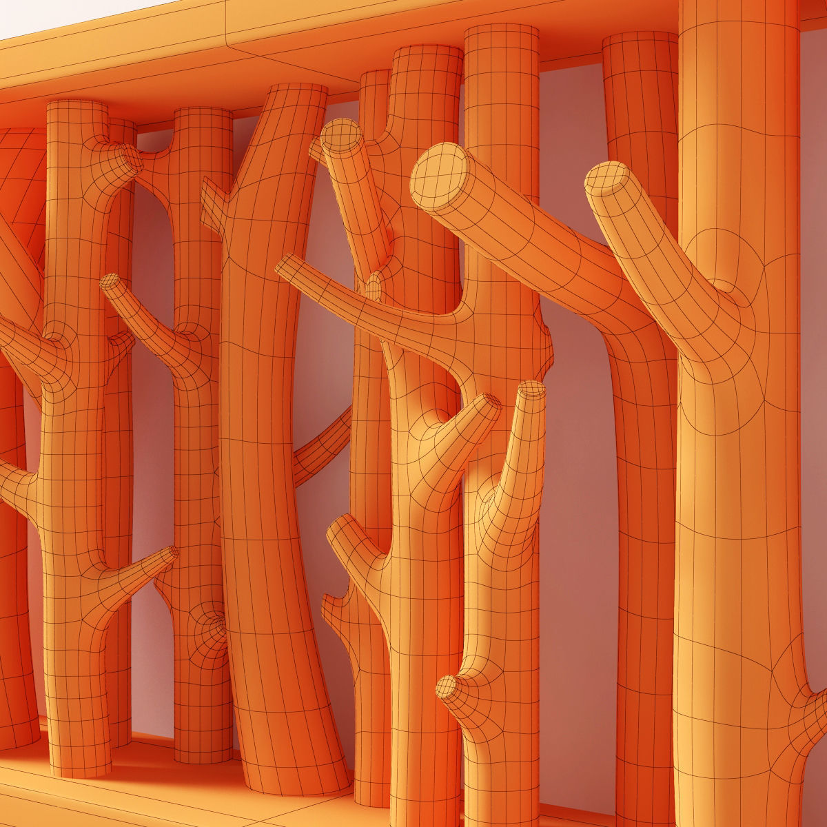 Log decor constructor big n1 3D model_9