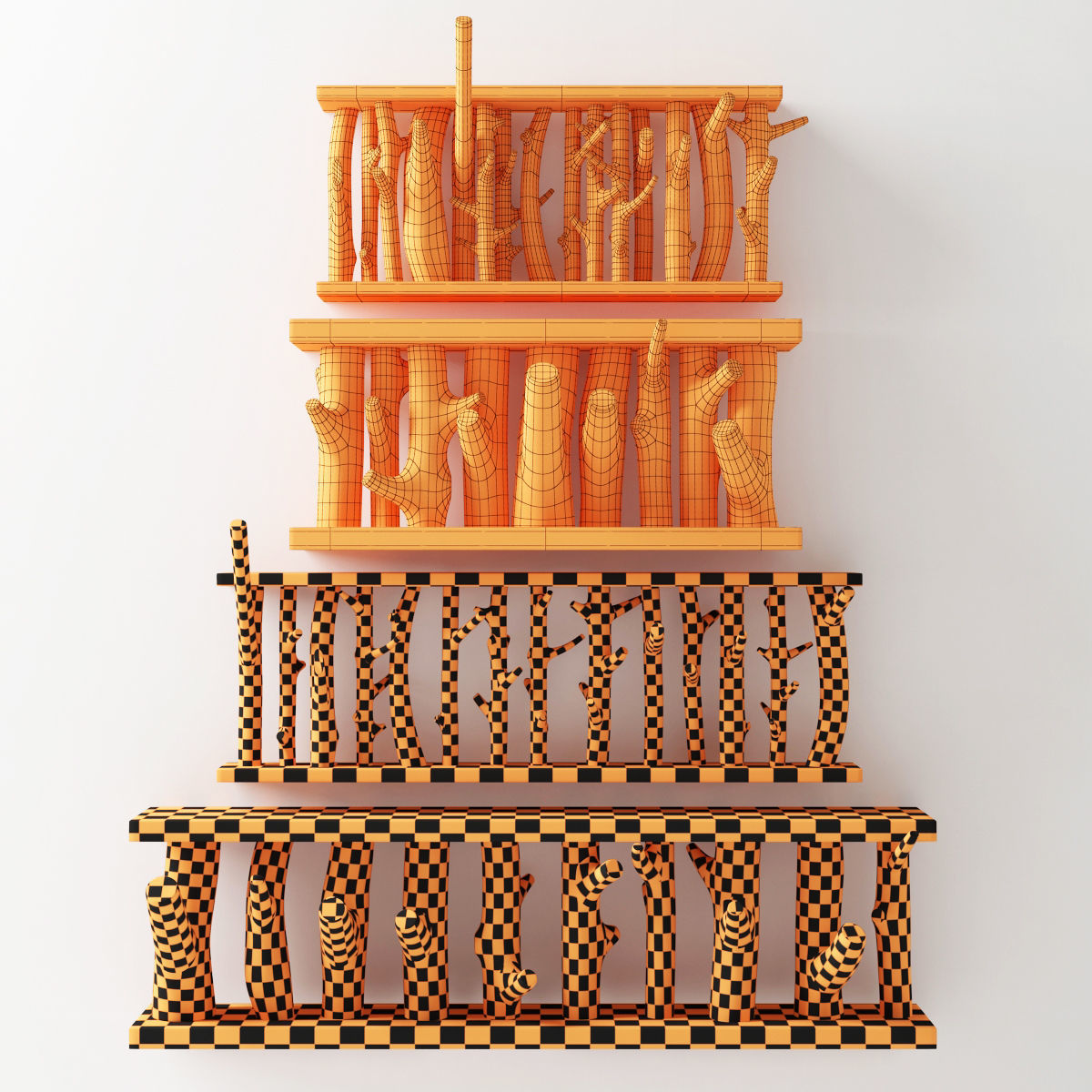 Log decor constructor big n1 3D model_6