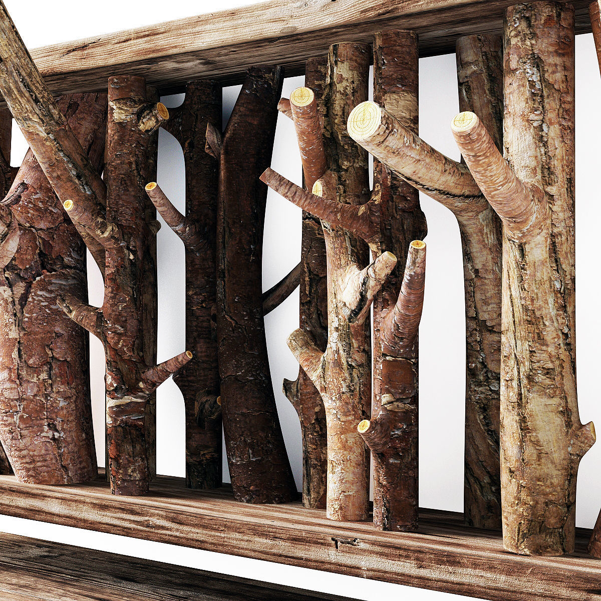 Log decor constructor big n1 3D model_4