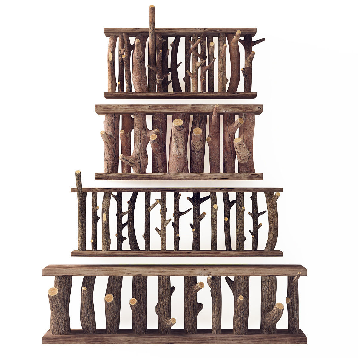 Log decor constructor big n1 3D model_1