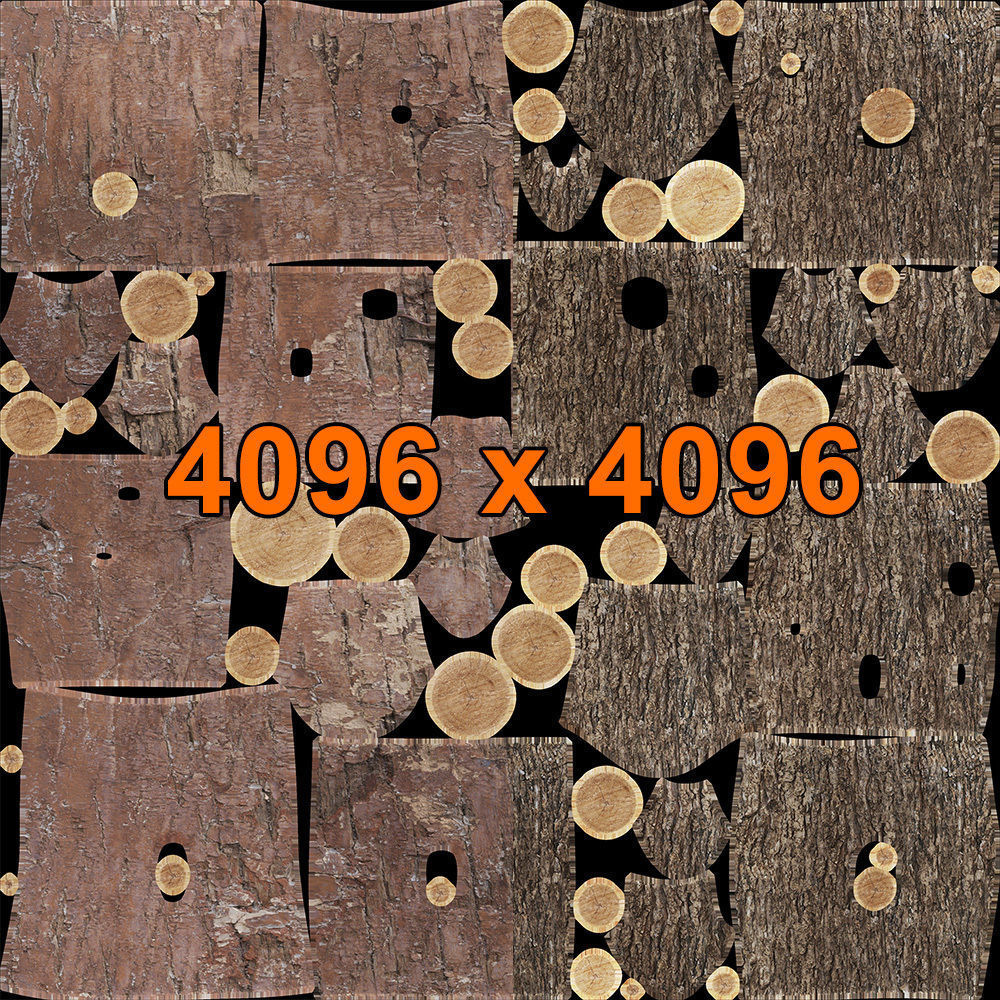 Log decor constructor big n1 3D model_10