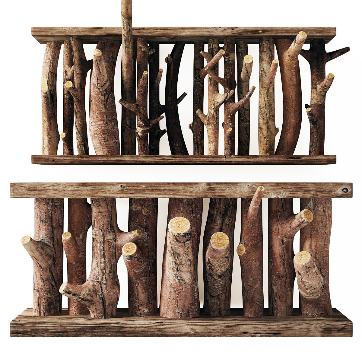 Log decor constructor big n1 3D model_2