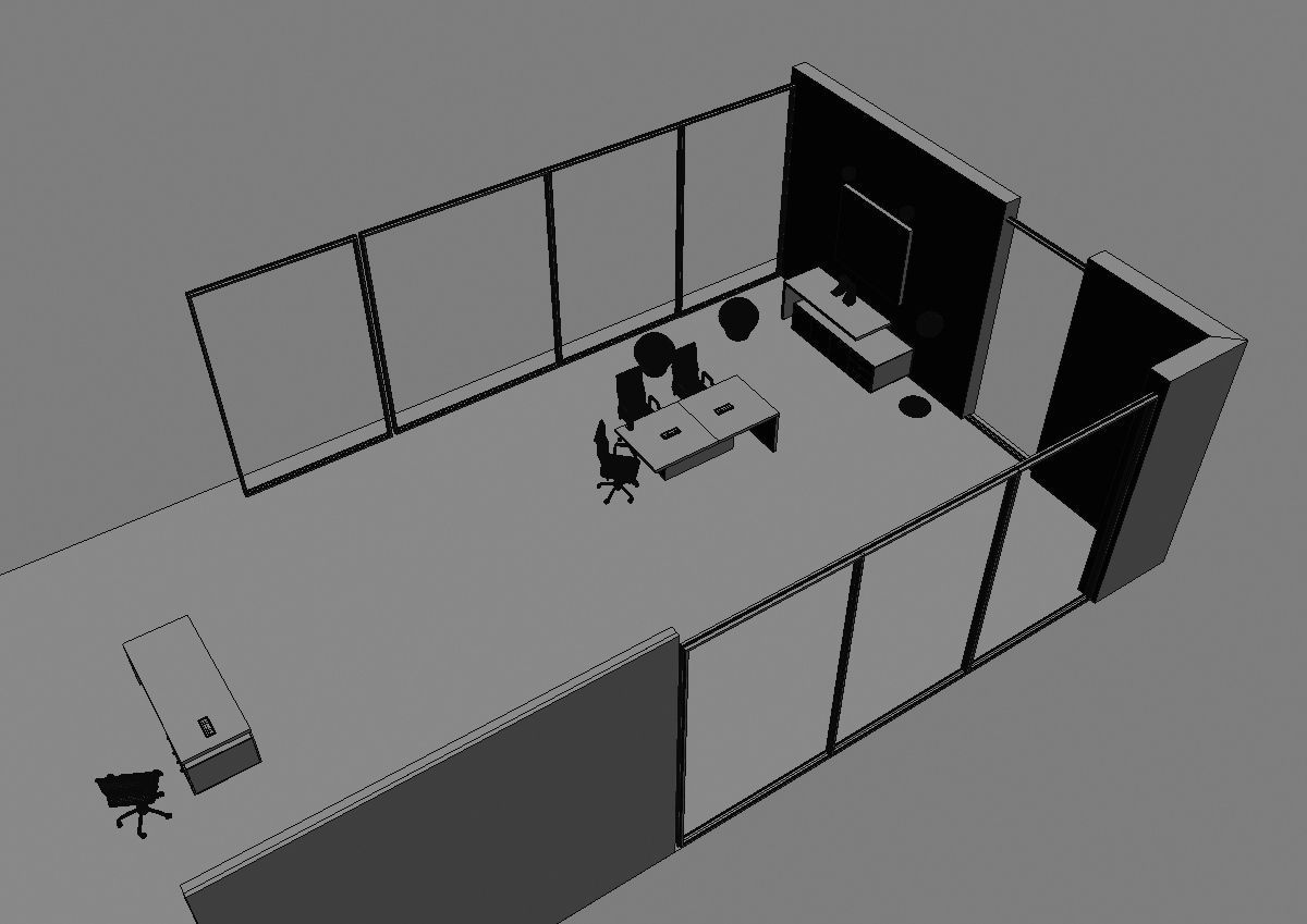 office interior md999 c02 3D model_7
