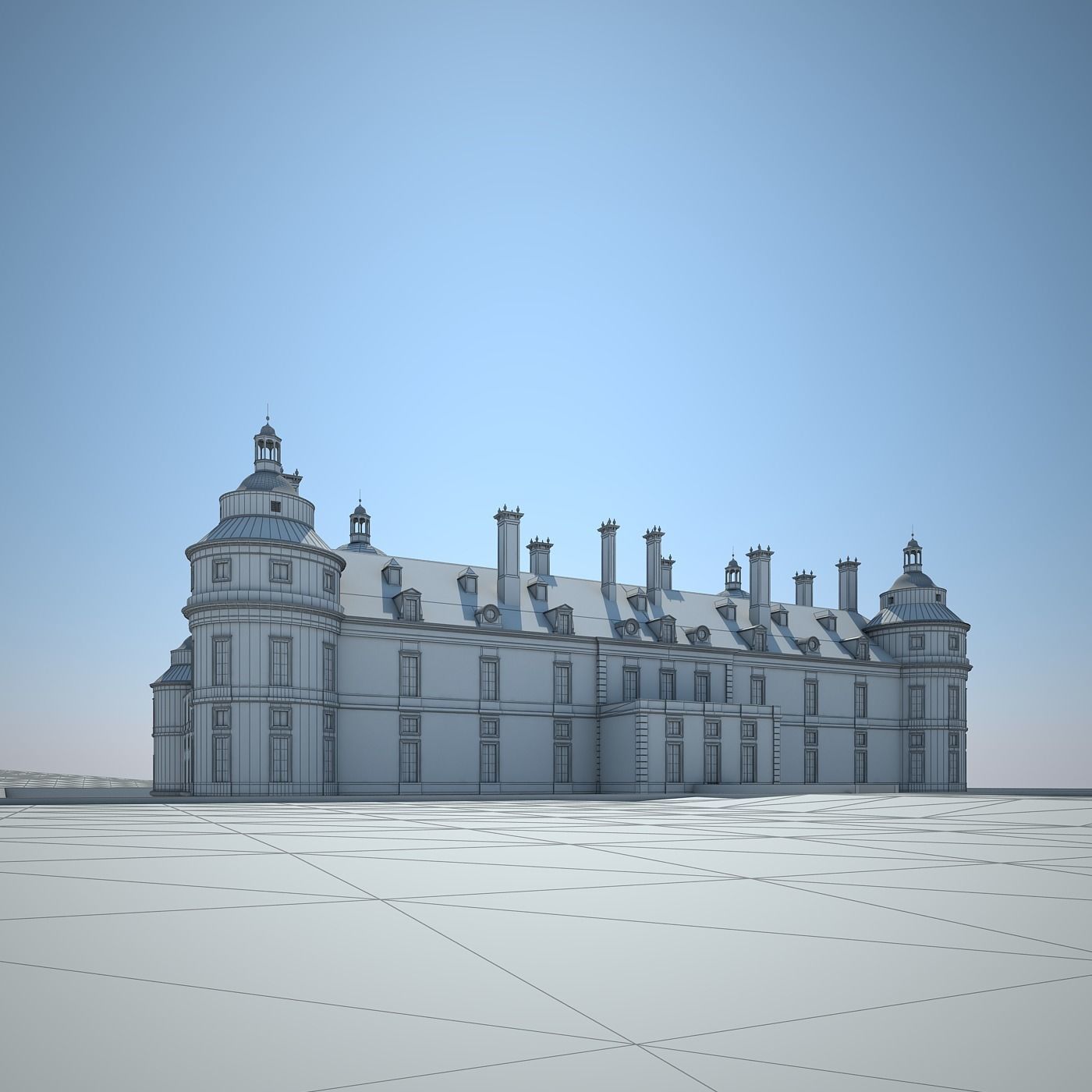 Old Chateau II 3D model_33