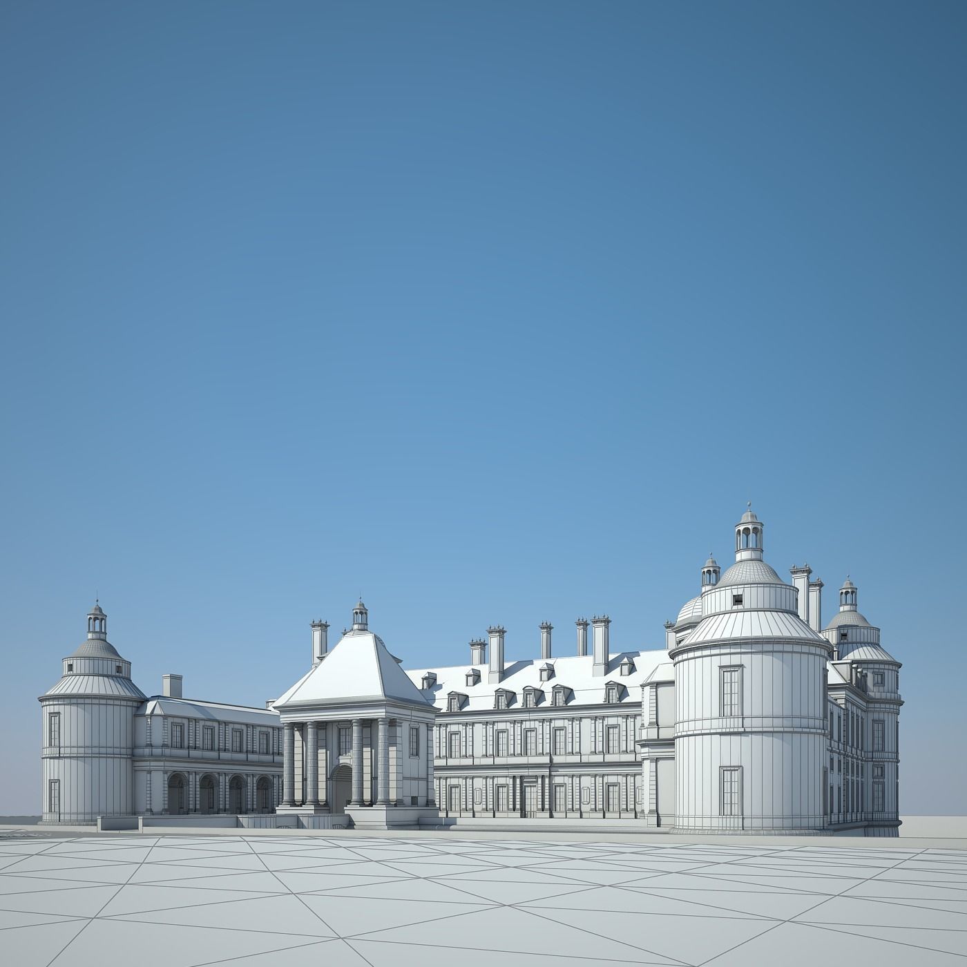 Old Chateau II 3D model_24