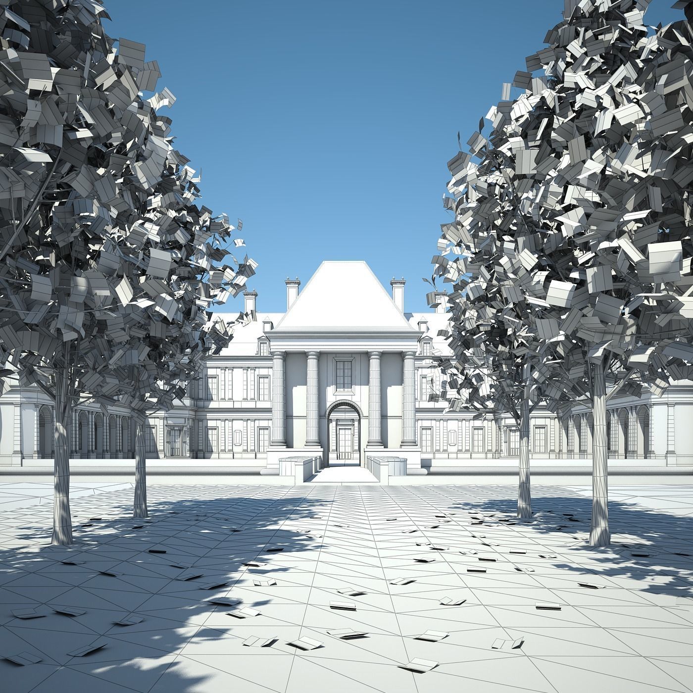 Old Chateau II 3D model_27