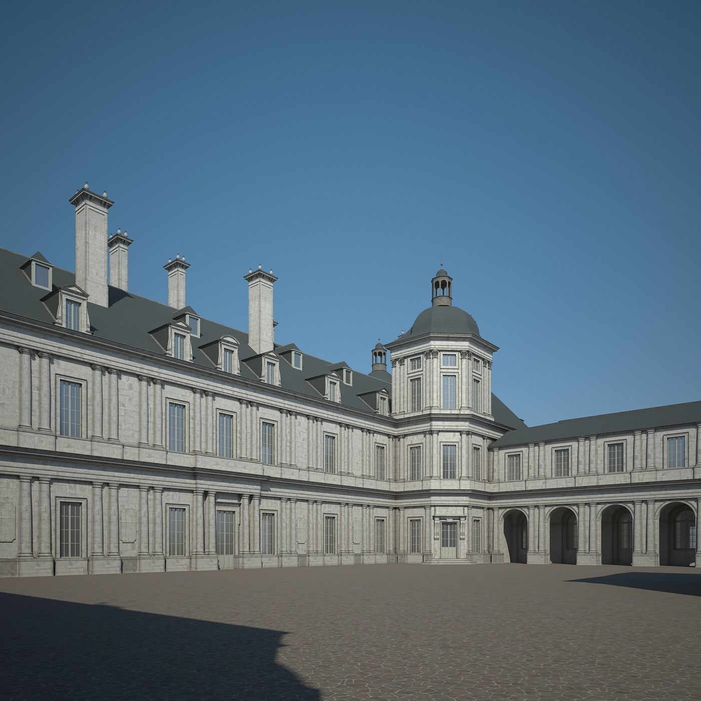 Old Chateau II 3D model_21