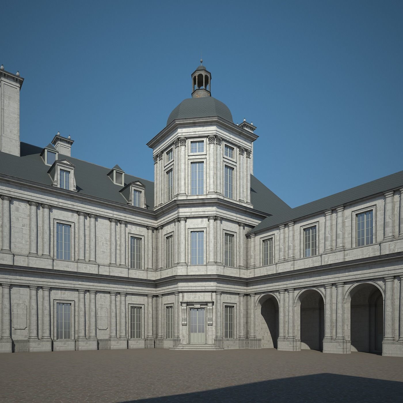 Old Chateau II 3D model_15