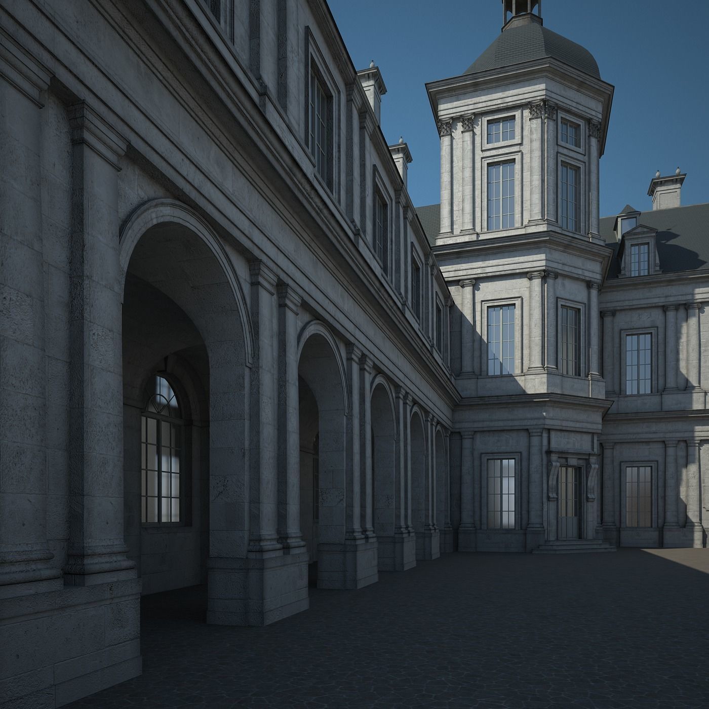 Old Chateau II 3D model_20
