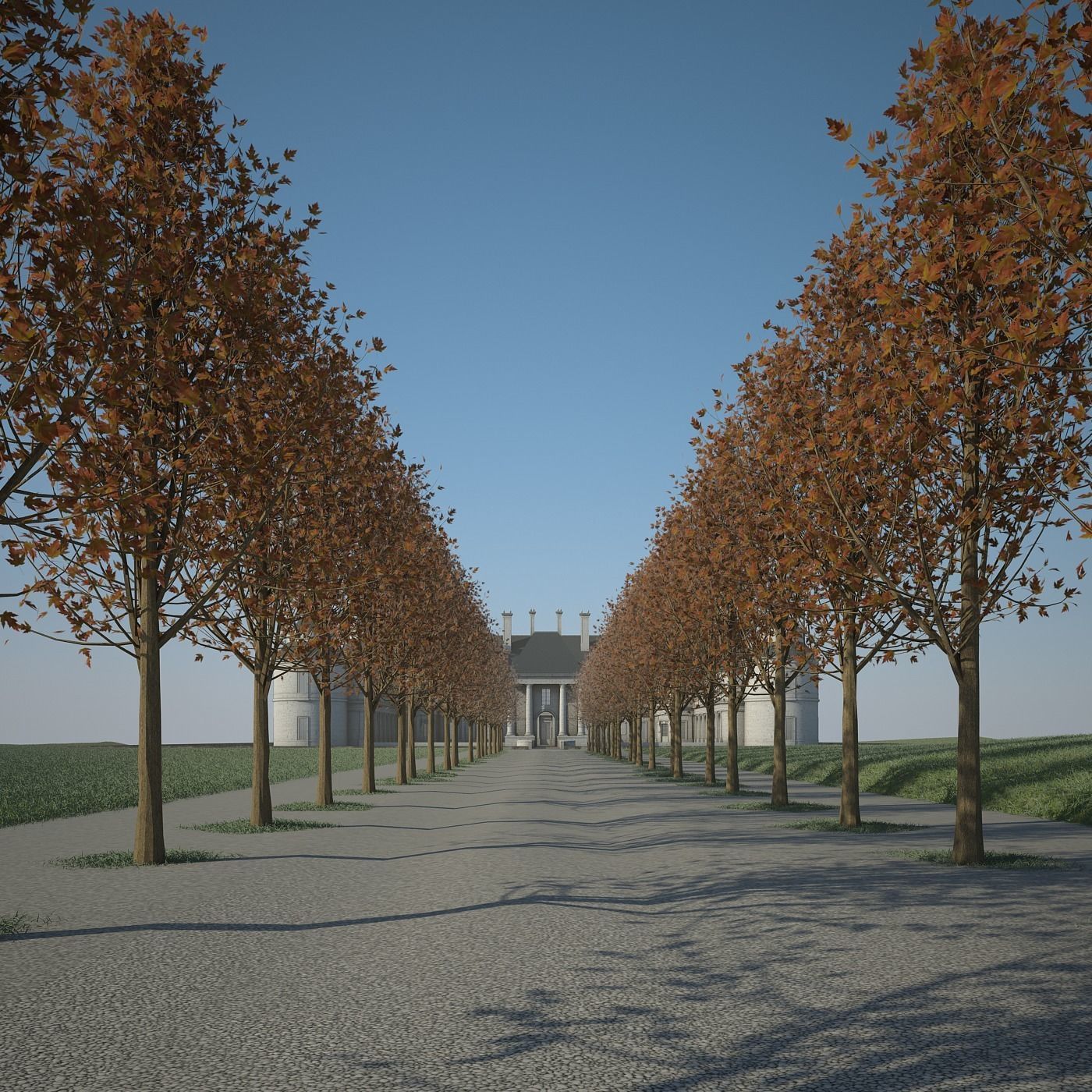 Old Chateau II 3D model_2