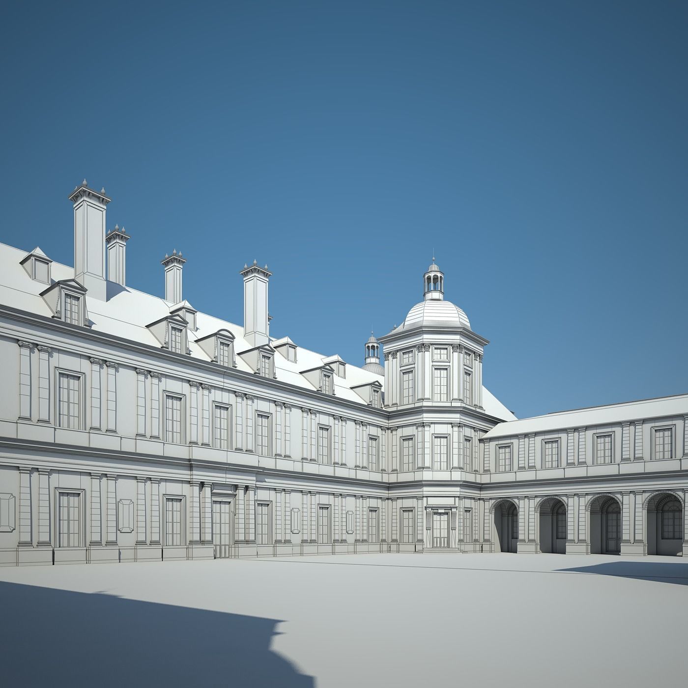 Old Chateau II 3D model_42