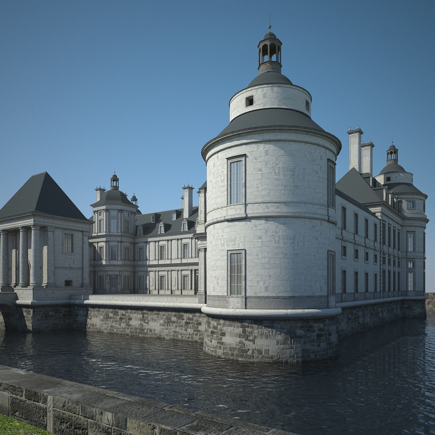 Old Chateau II 3D model_22