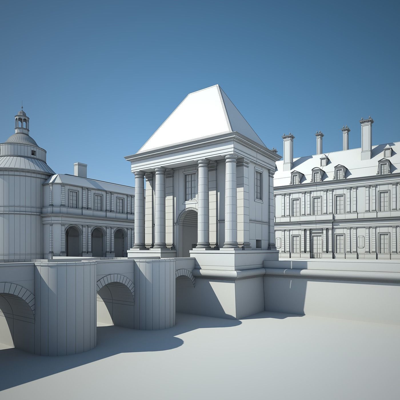 Old Chateau II 3D model_28