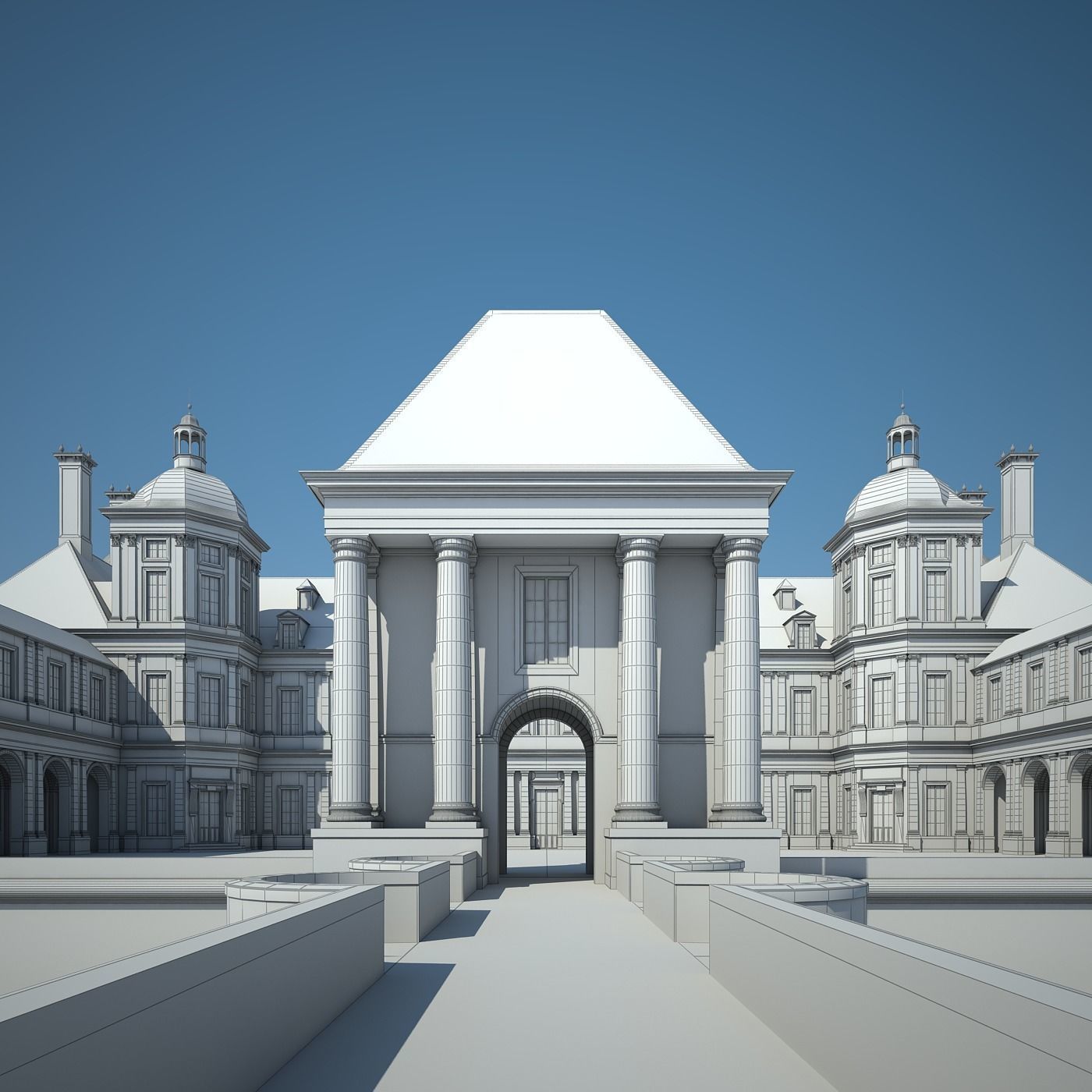 Old Chateau II 3D model_37