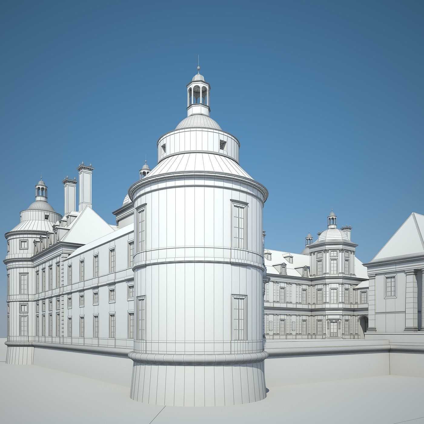 Old Chateau II 3D model_29