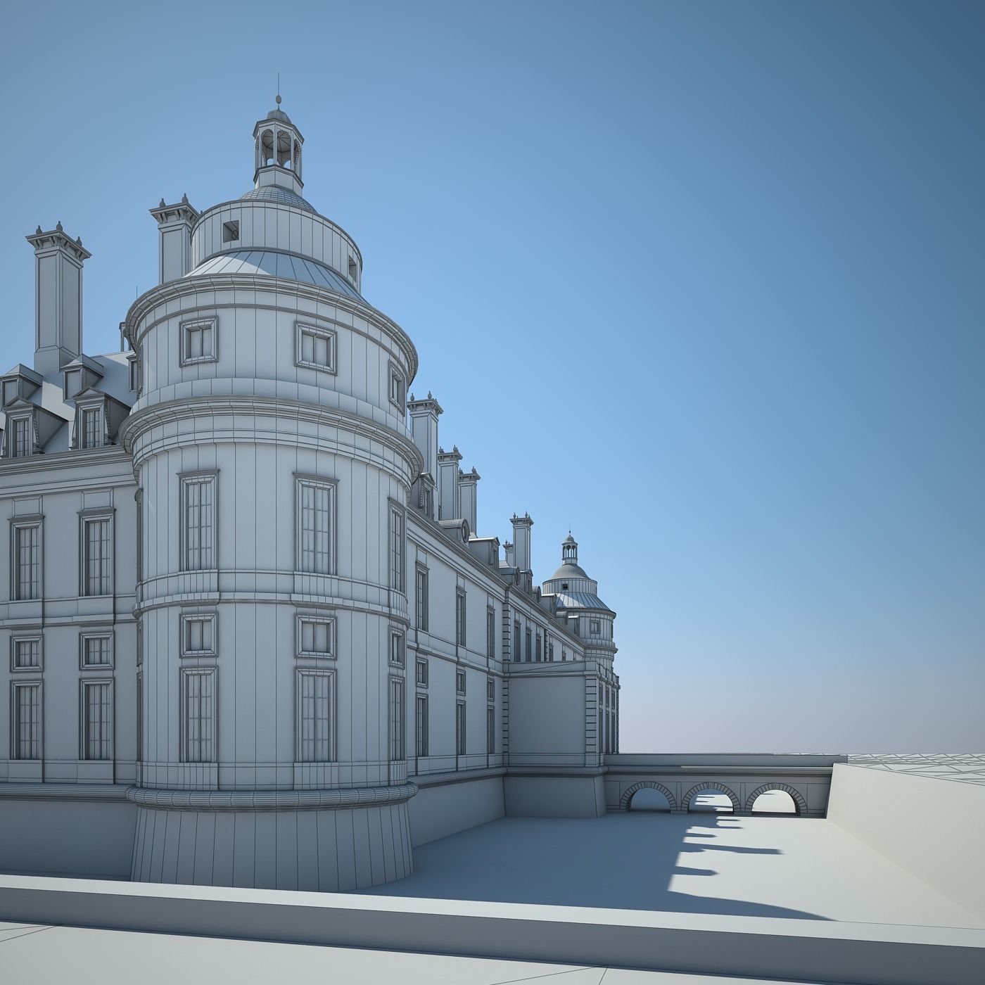 Old Chateau II 3D model_32