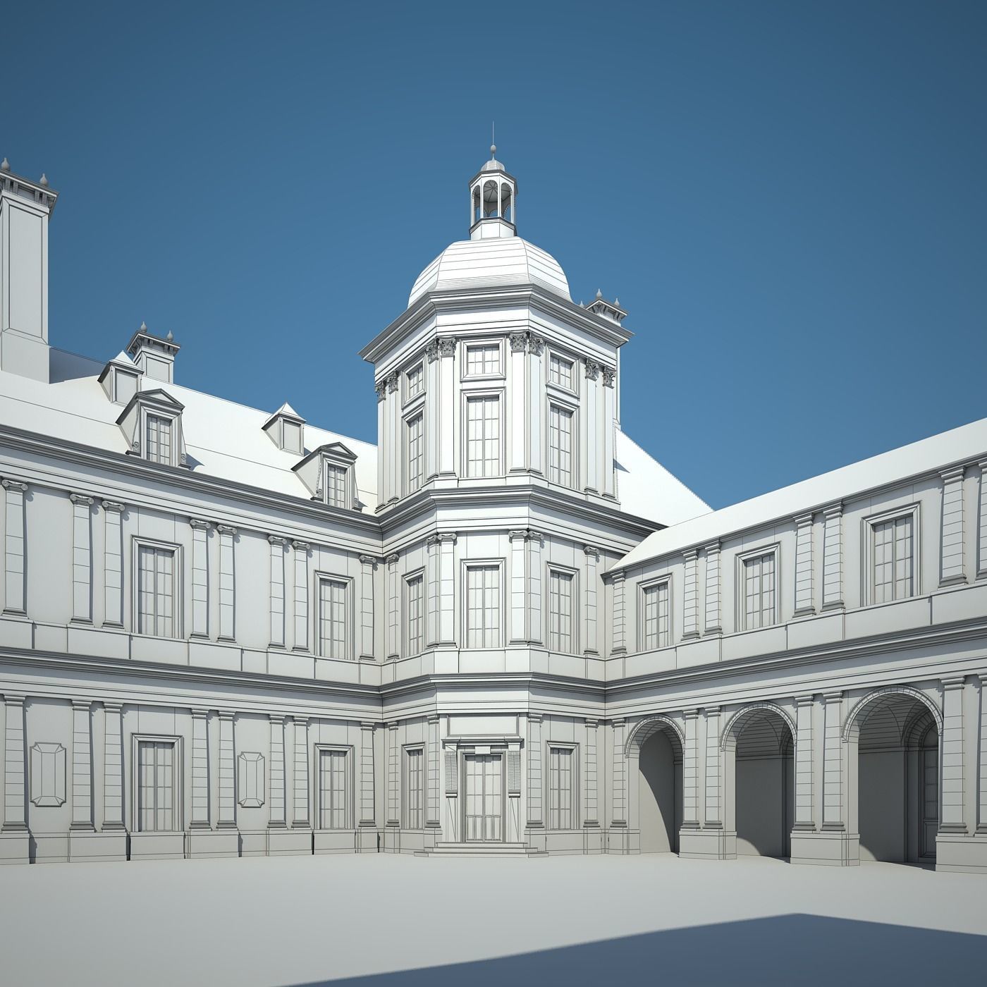 Old Chateau II 3D model_38