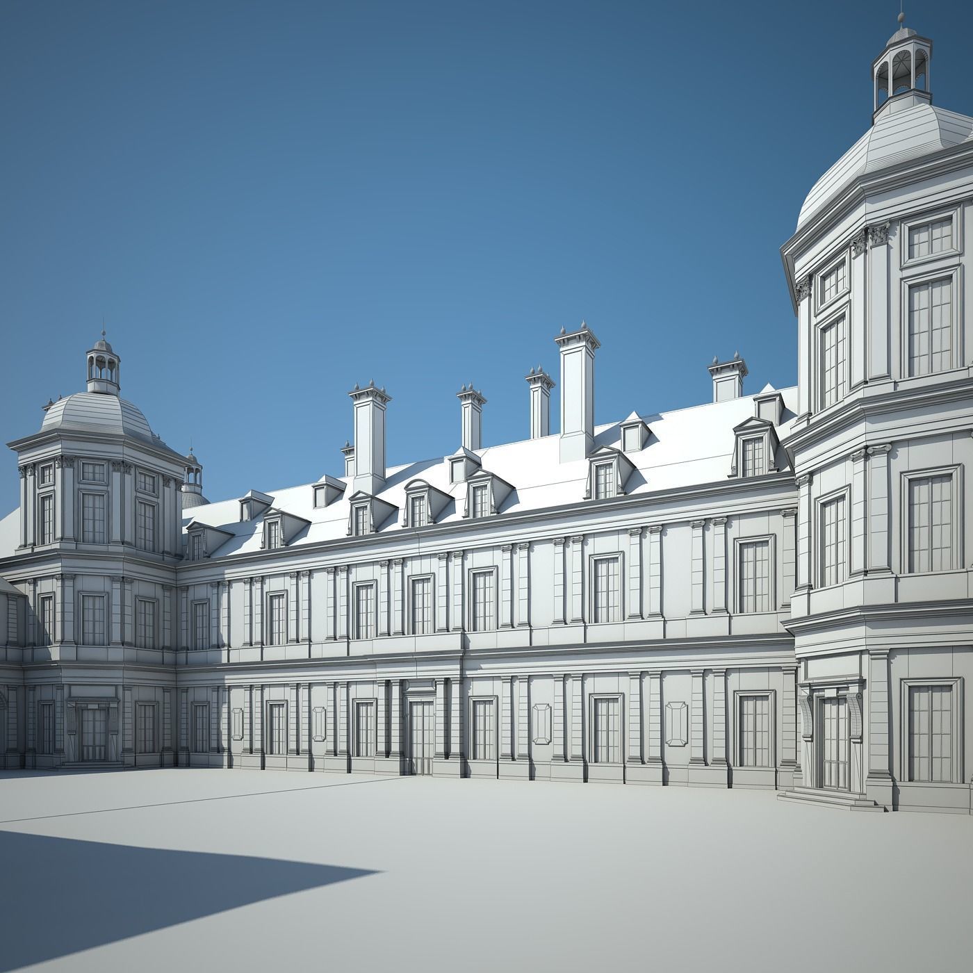 Old Chateau II 3D model_40