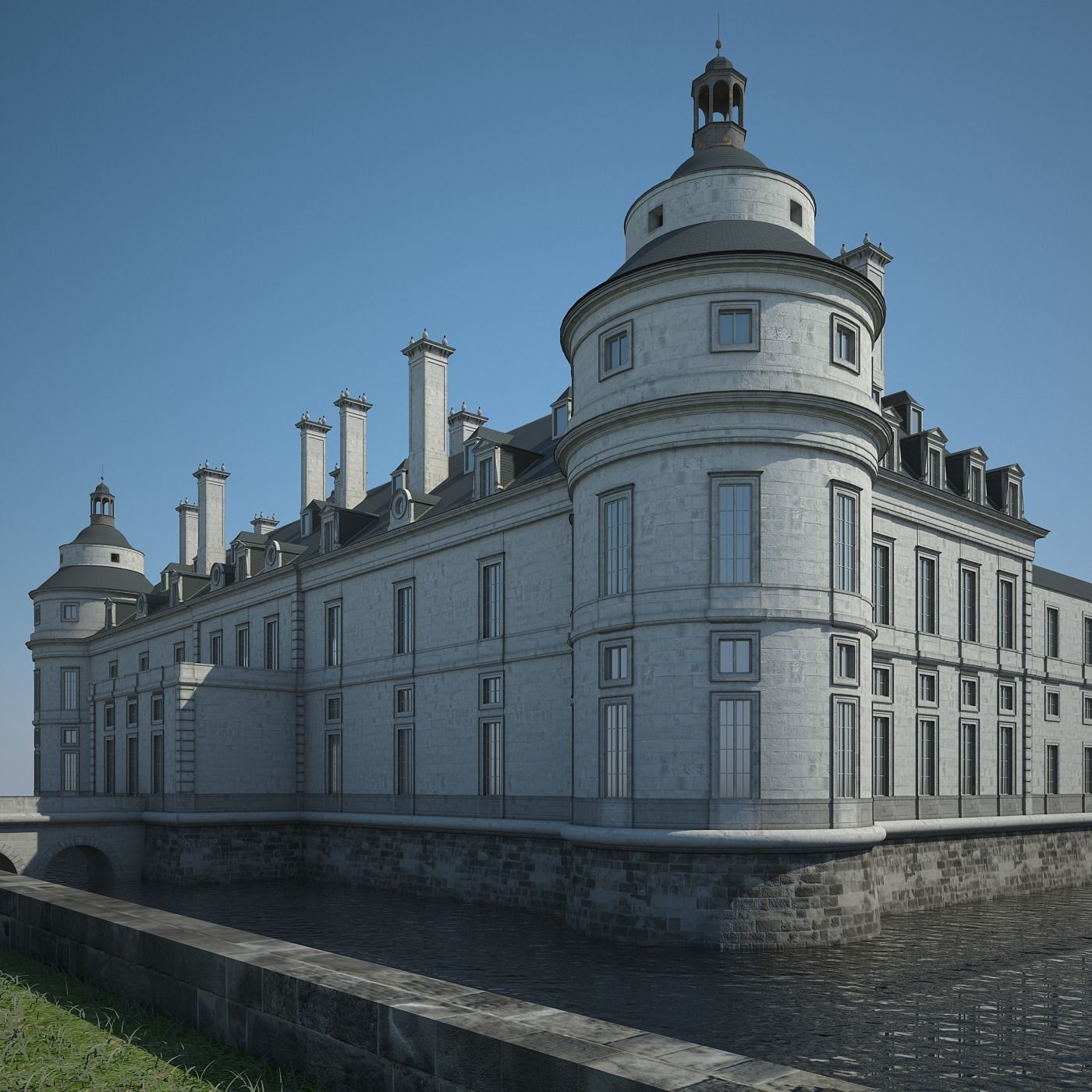 Old Chateau II 3D model_12