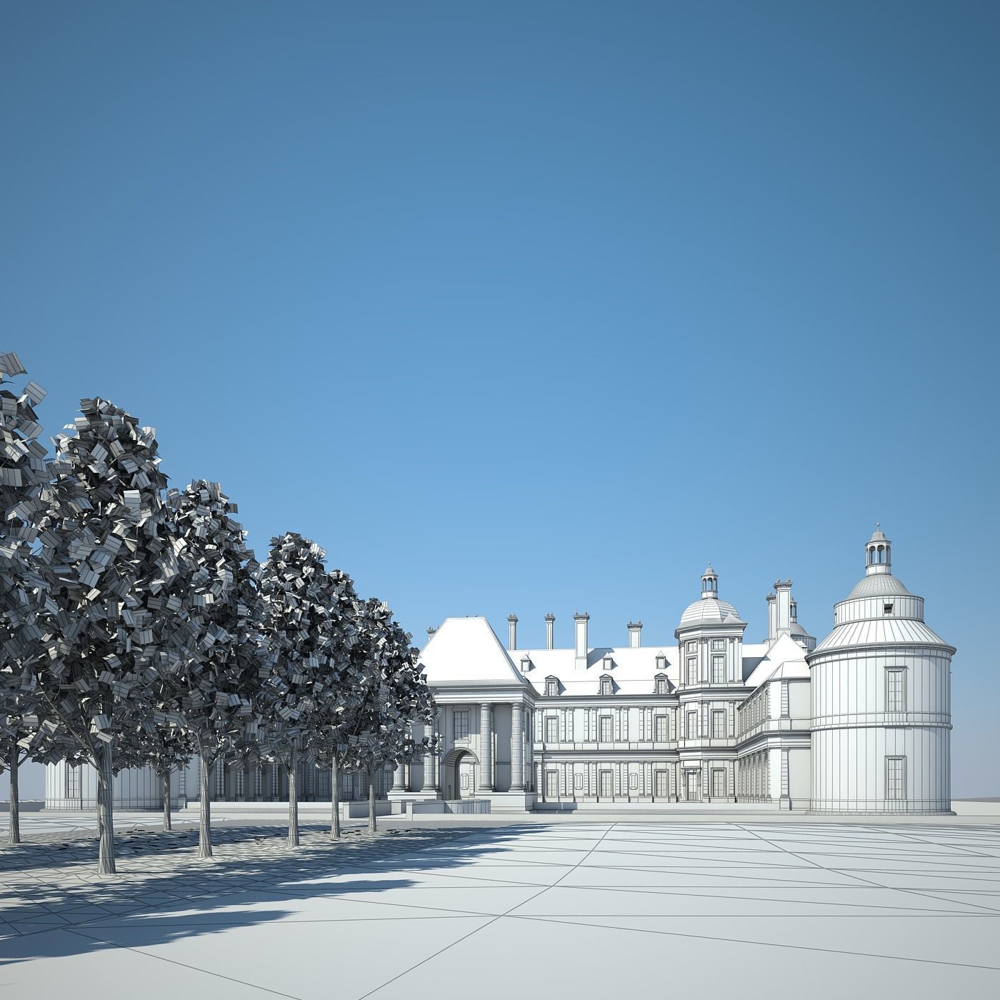 Old Chateau II 3D model_26