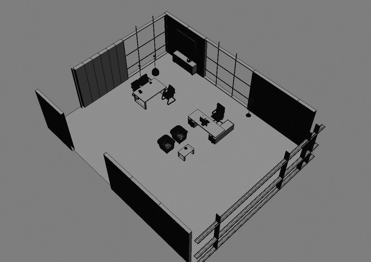 office interior 3 md1199 a10 3D model_2
