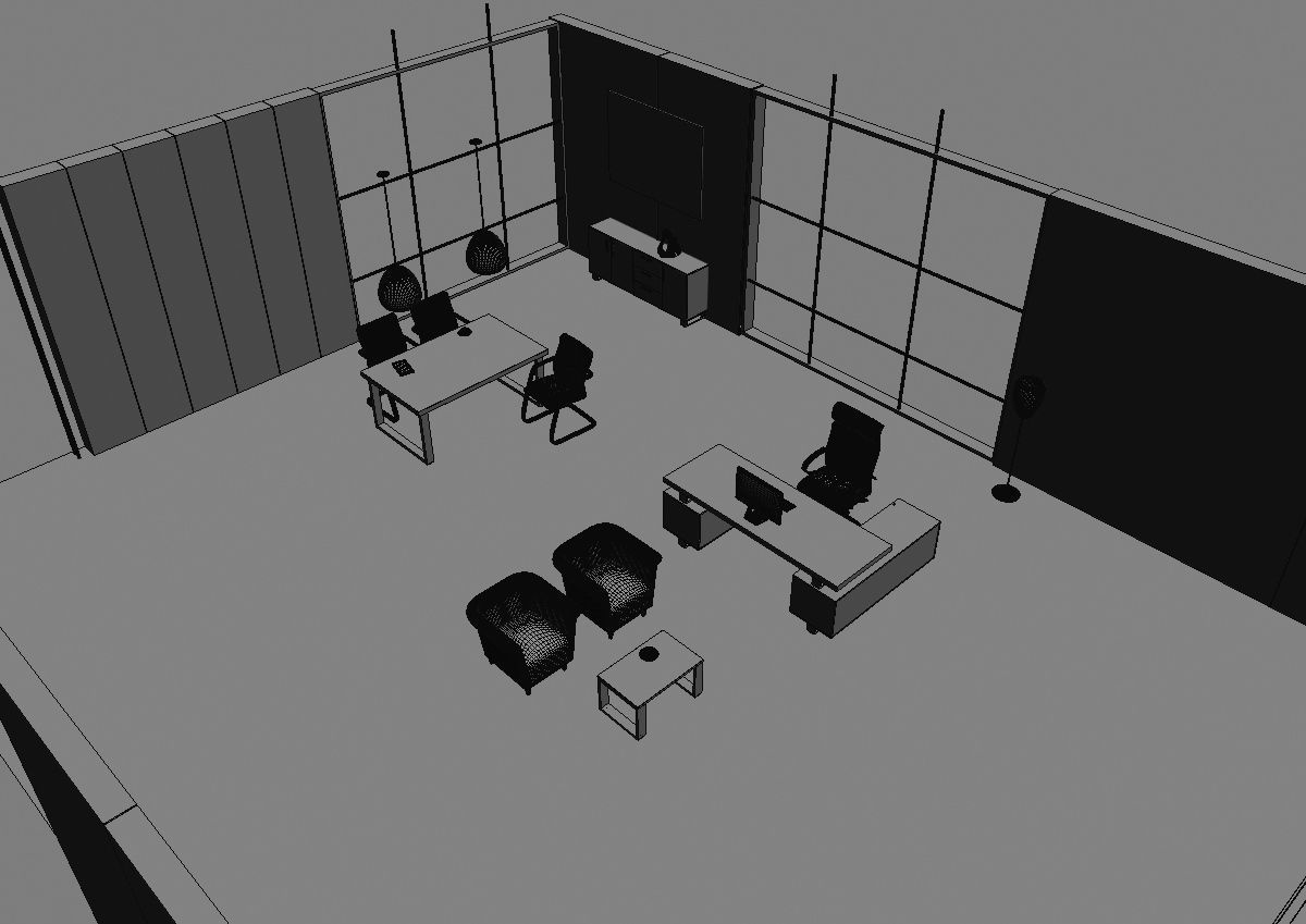 office interior 3 md1199 a10 3D model_11