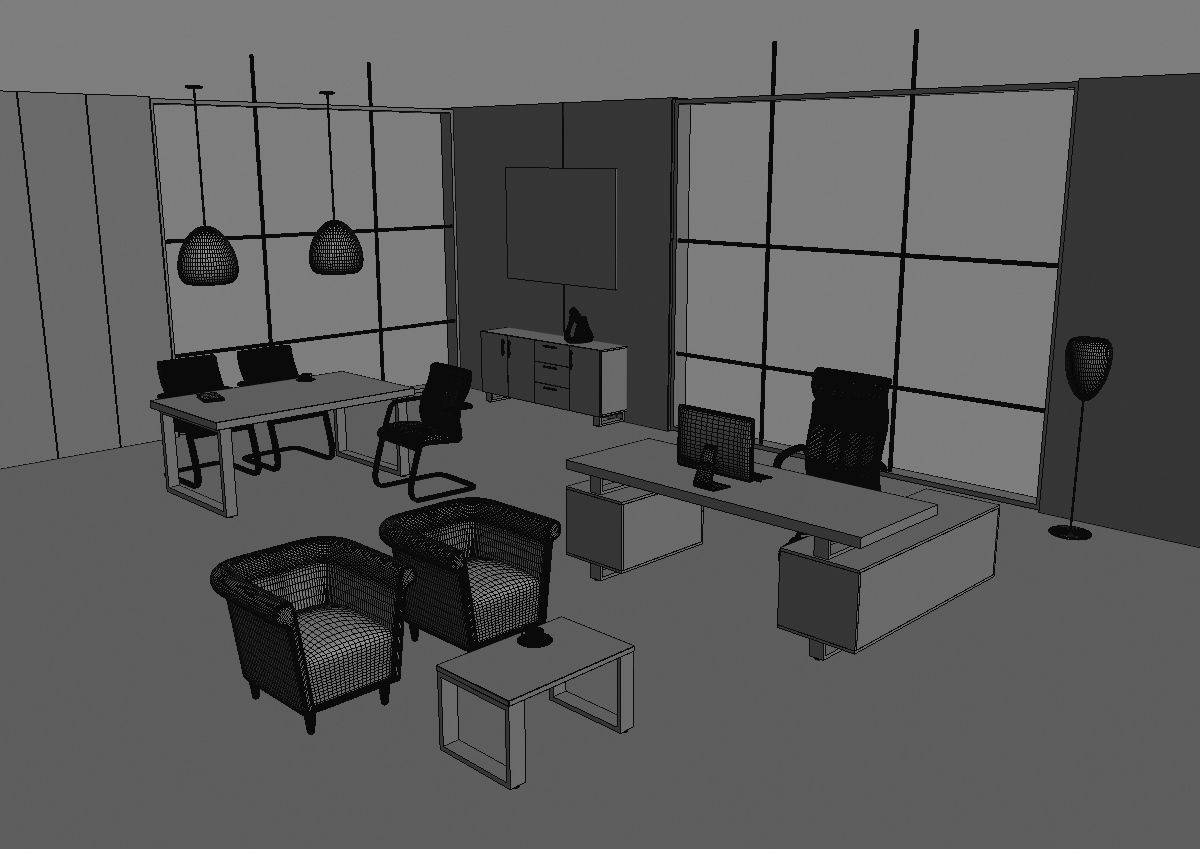 office interior 3 md1199 a10 3D model_36