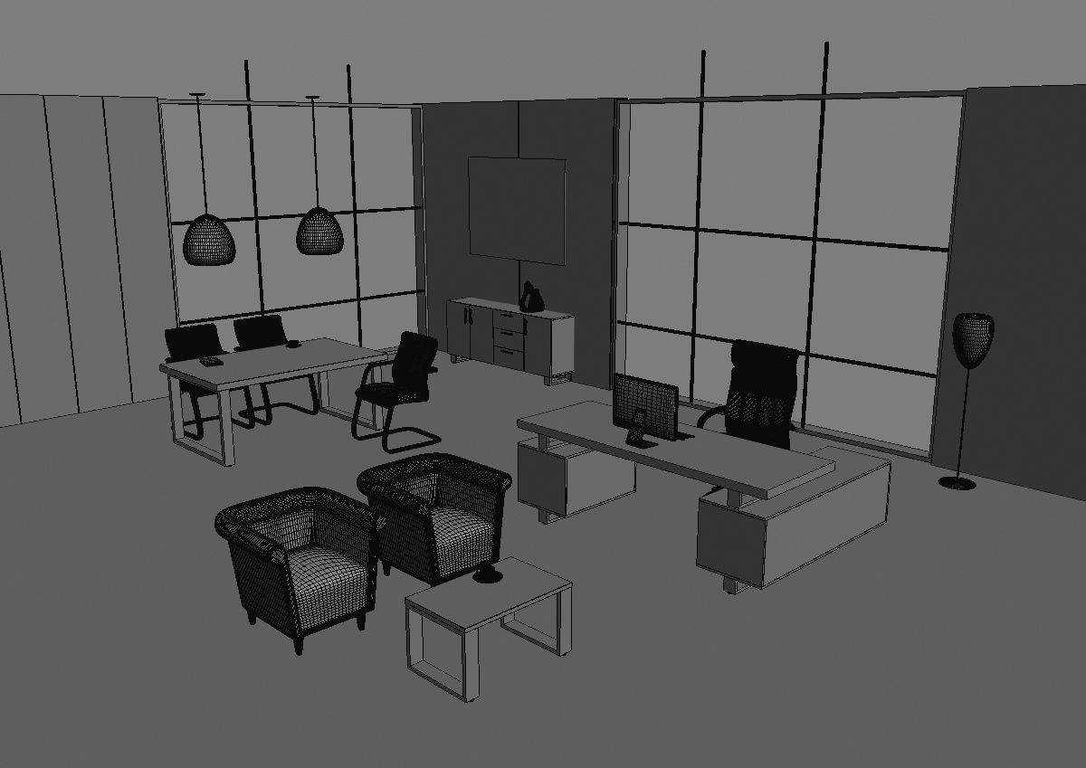 office interior 3 md1199 a10 3D model_34
