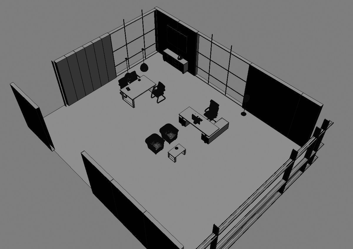 office interior 3 md1199 a10 3D model_5