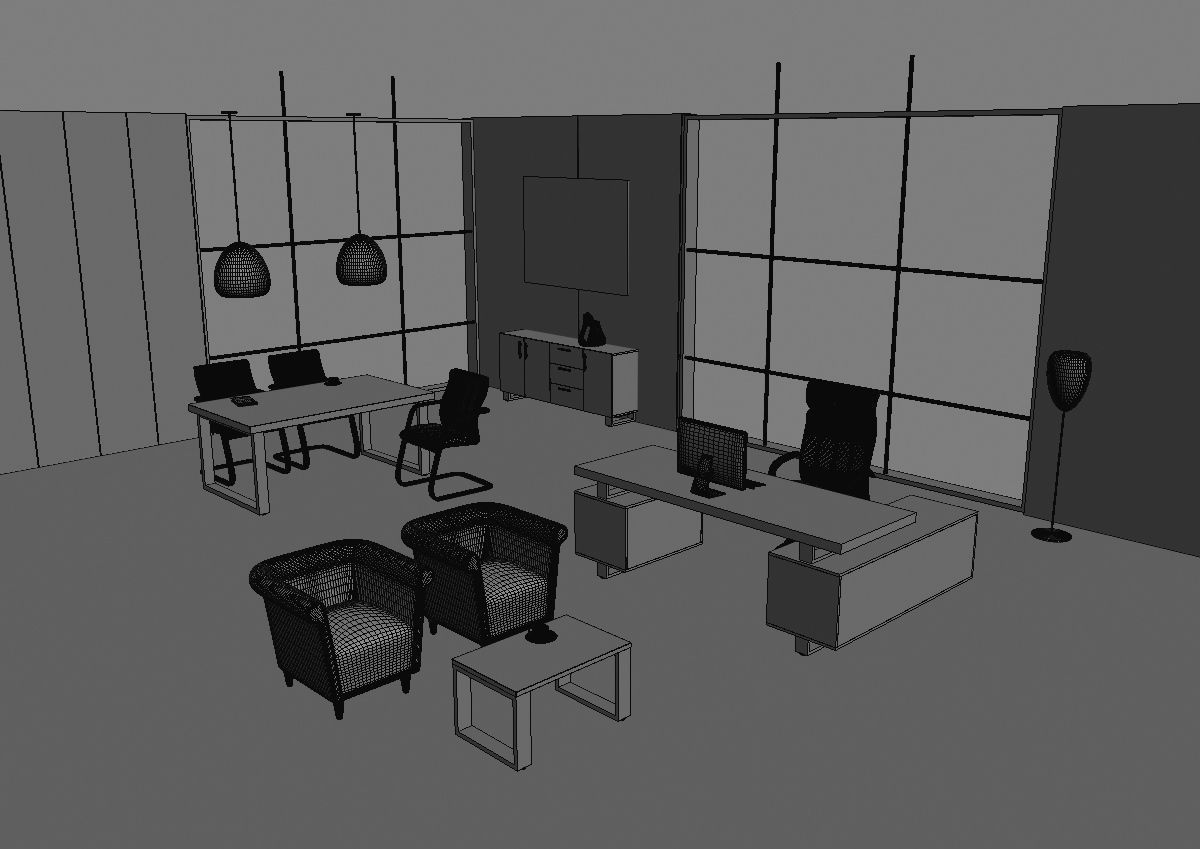 office interior 3 md1199 a10 3D model_33