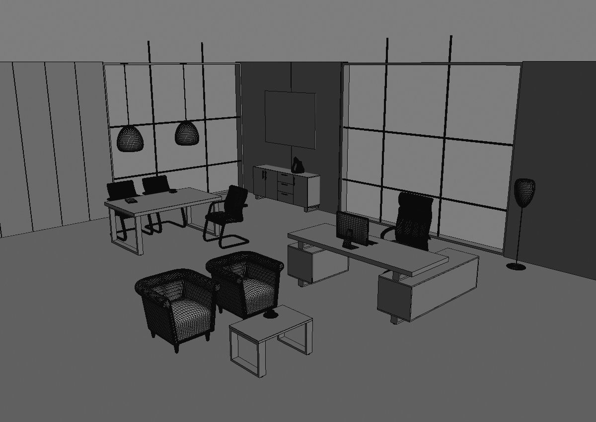 office interior 3 md1199 a10 3D model_31