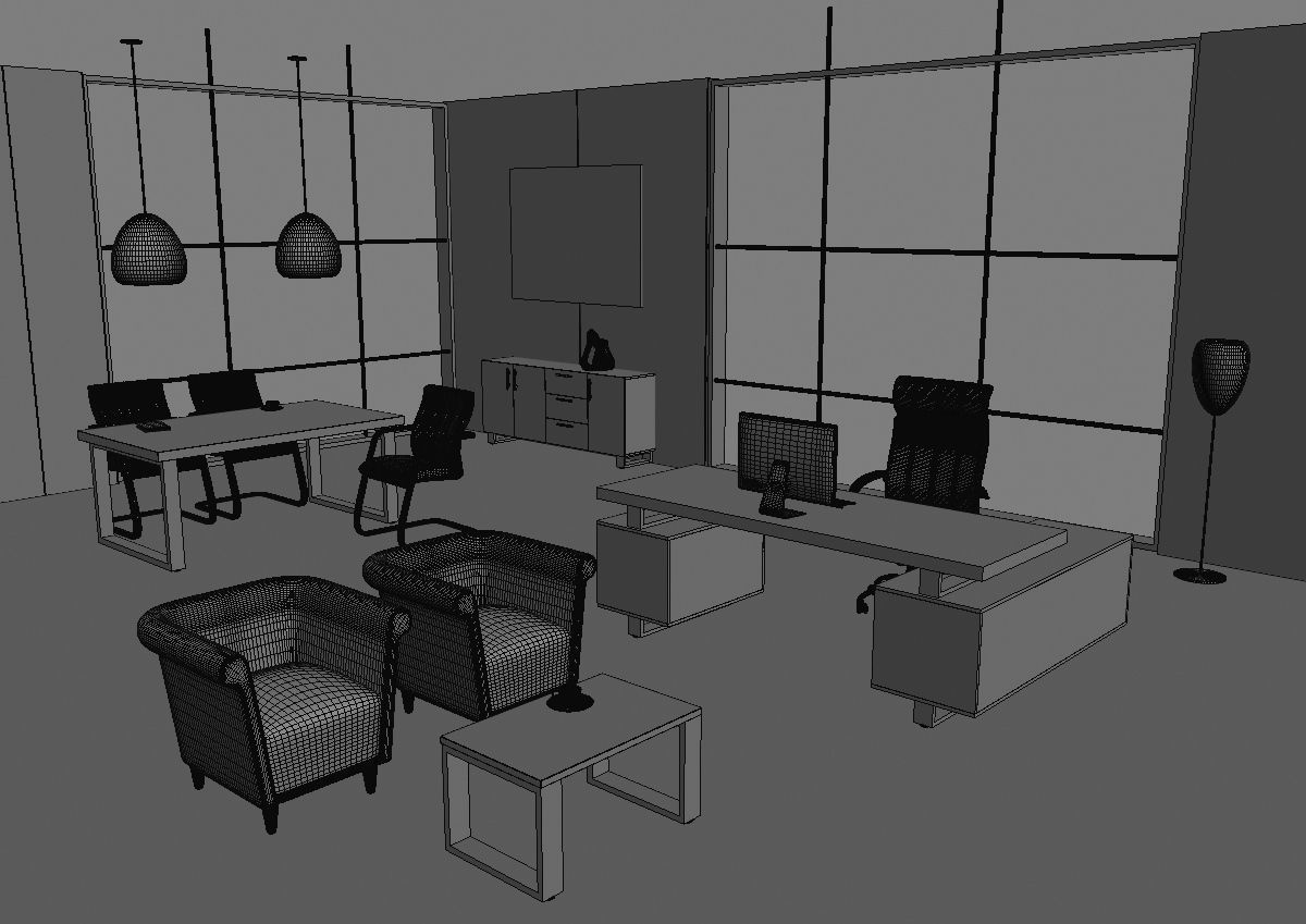 office interior 3 md1199 a10 3D model_41
