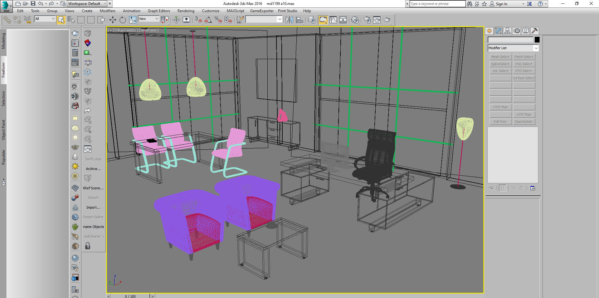 office interior 3 md1199 a10 3D model_44